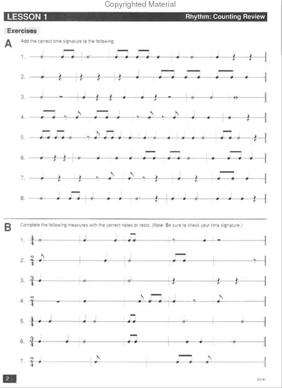 Sounds Spectacular Theory Concepts - Book 2 Concert Band Methods scores gallery preview page 2