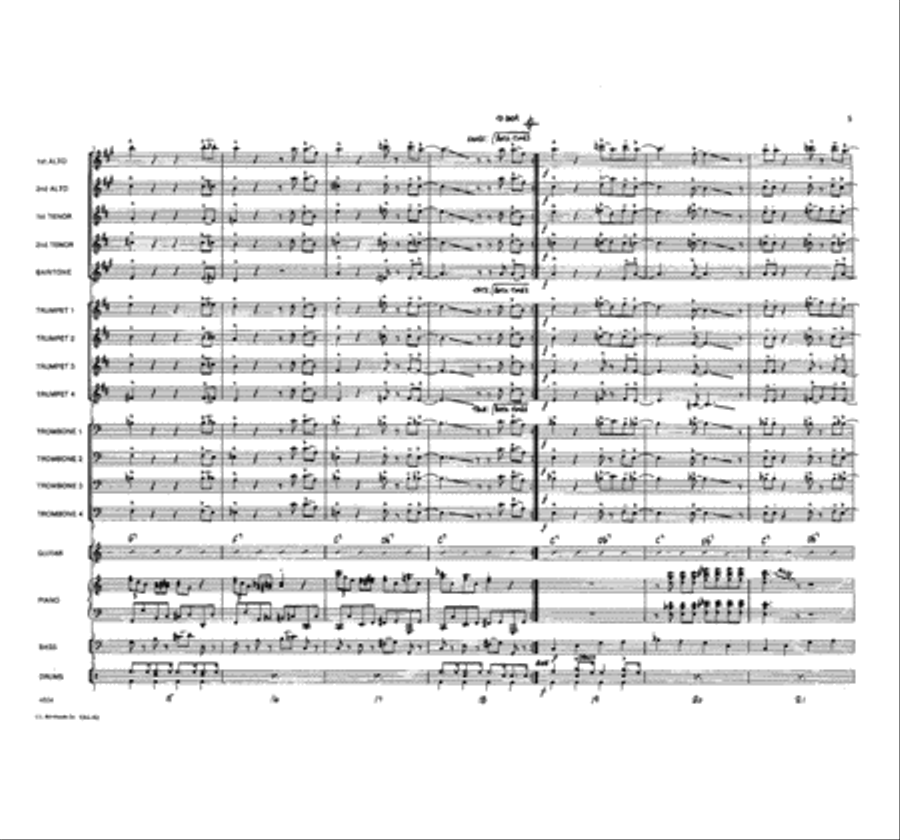 Piano Power Jazz Ensemble scores gallery preview page 4