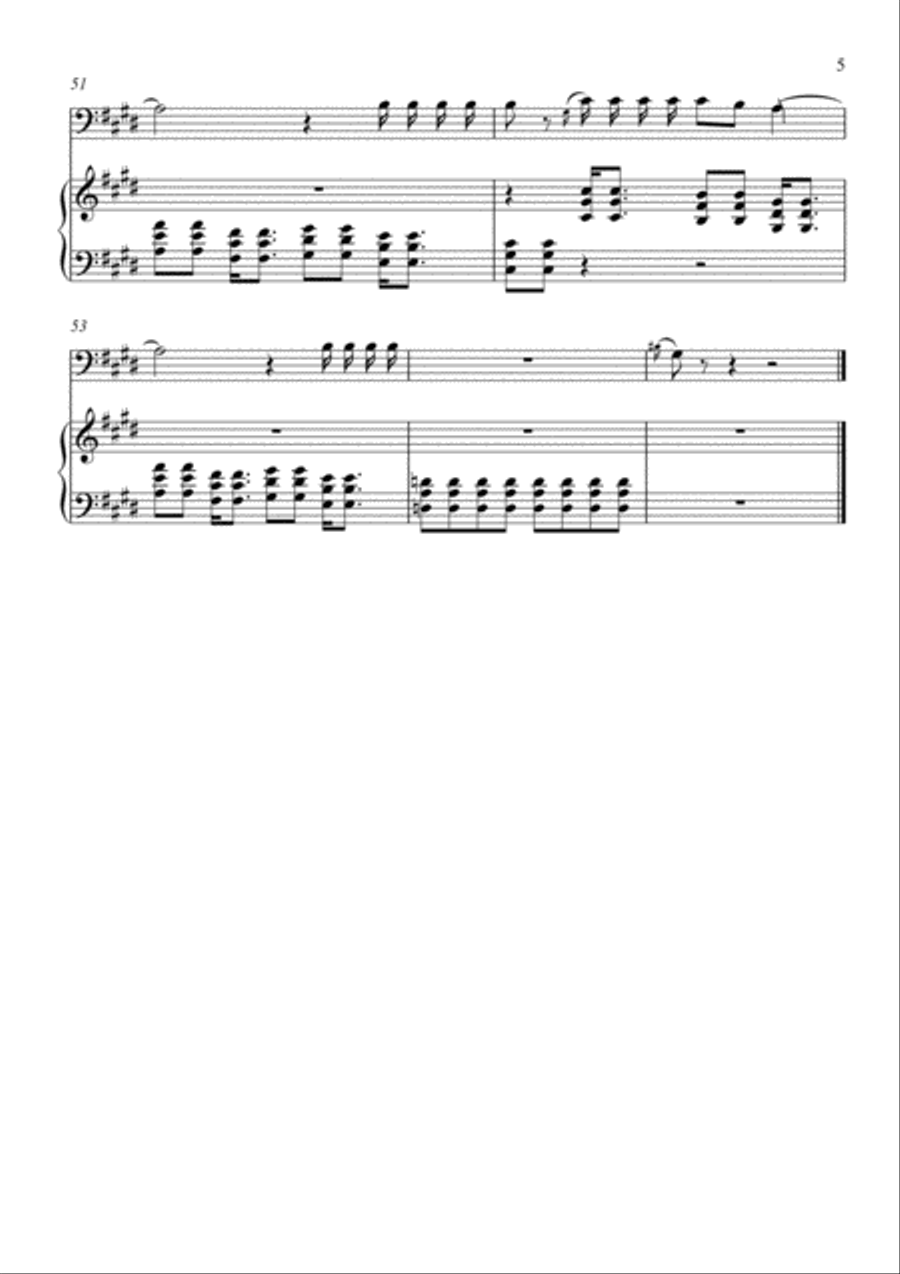 One Step Closer Double Bass scores gallery preview page 5