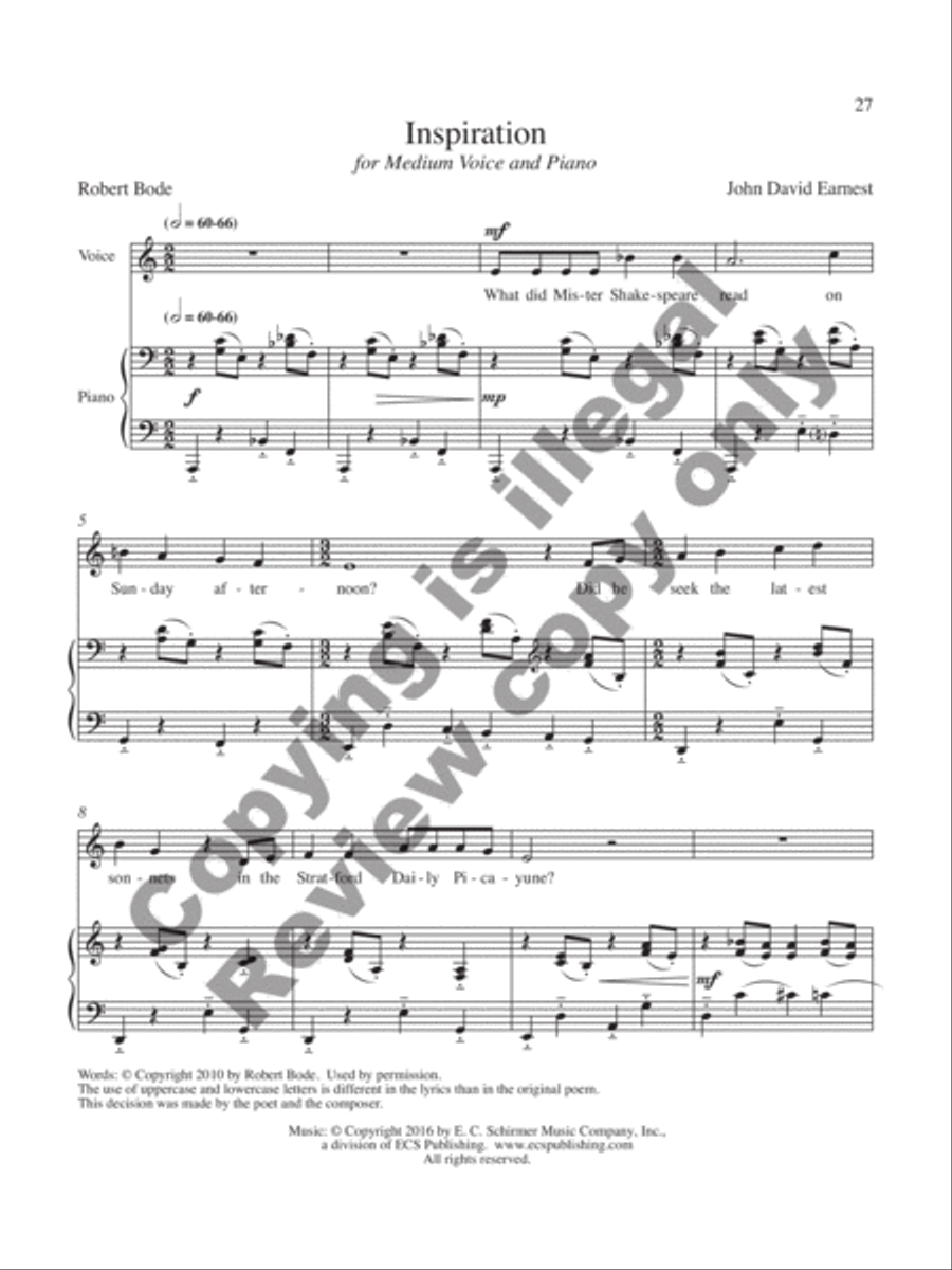 Songs of Sophistication Medium Voice scores gallery preview page 16