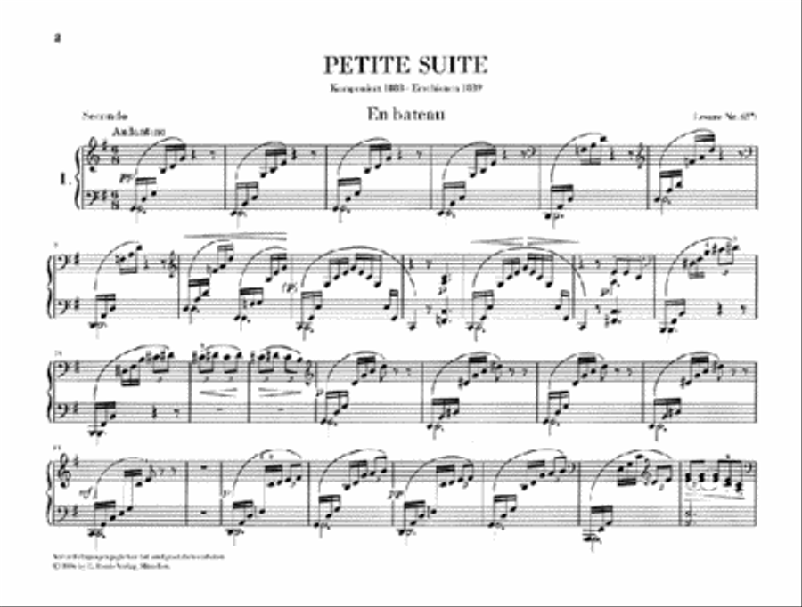 Petite Suite Piano Solo scores gallery preview page 2