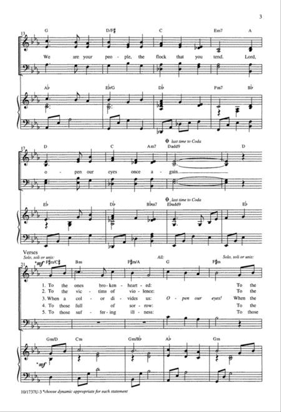Open Our Eyes Open Our Eyes 4-Part scores gallery preview page 3