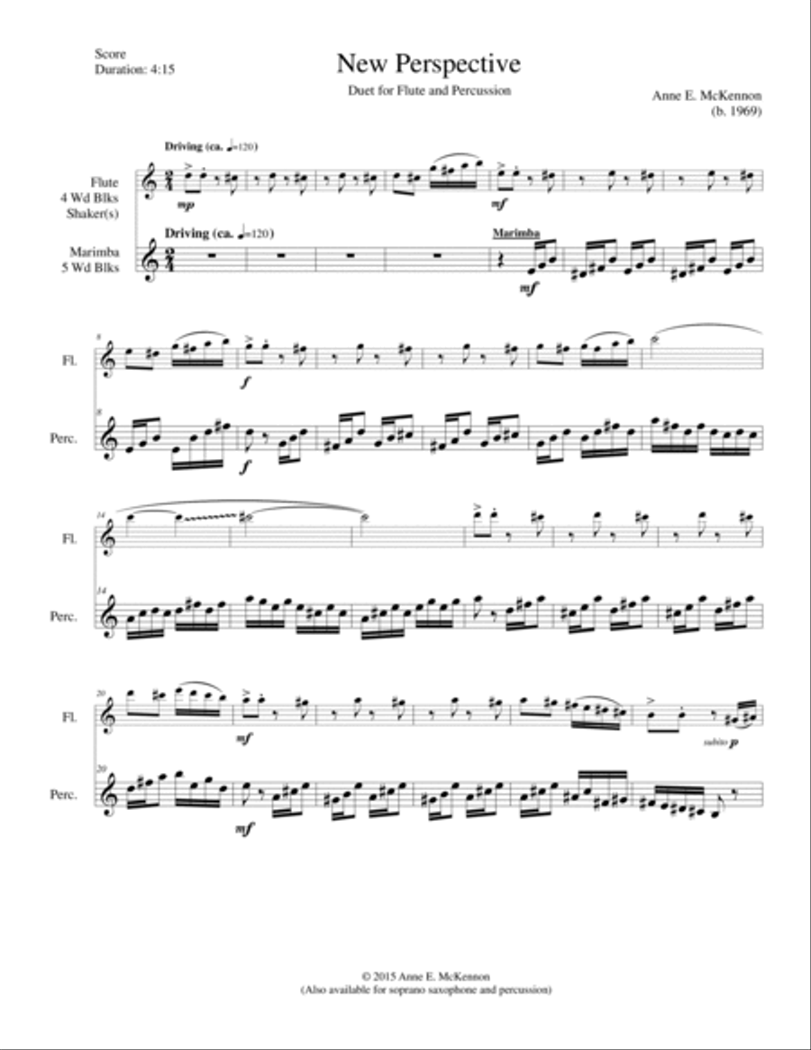 New Perspective (Flute) Flute scores gallery preview page 3