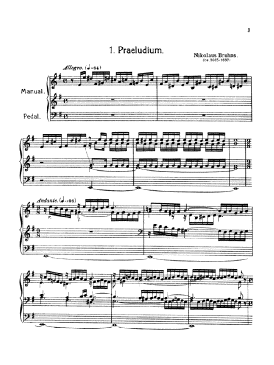 Three Preludes and Fugues Organ scores gallery preview page 4