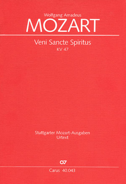Veni Sancte Spiritus (Come now, holy Spirit)