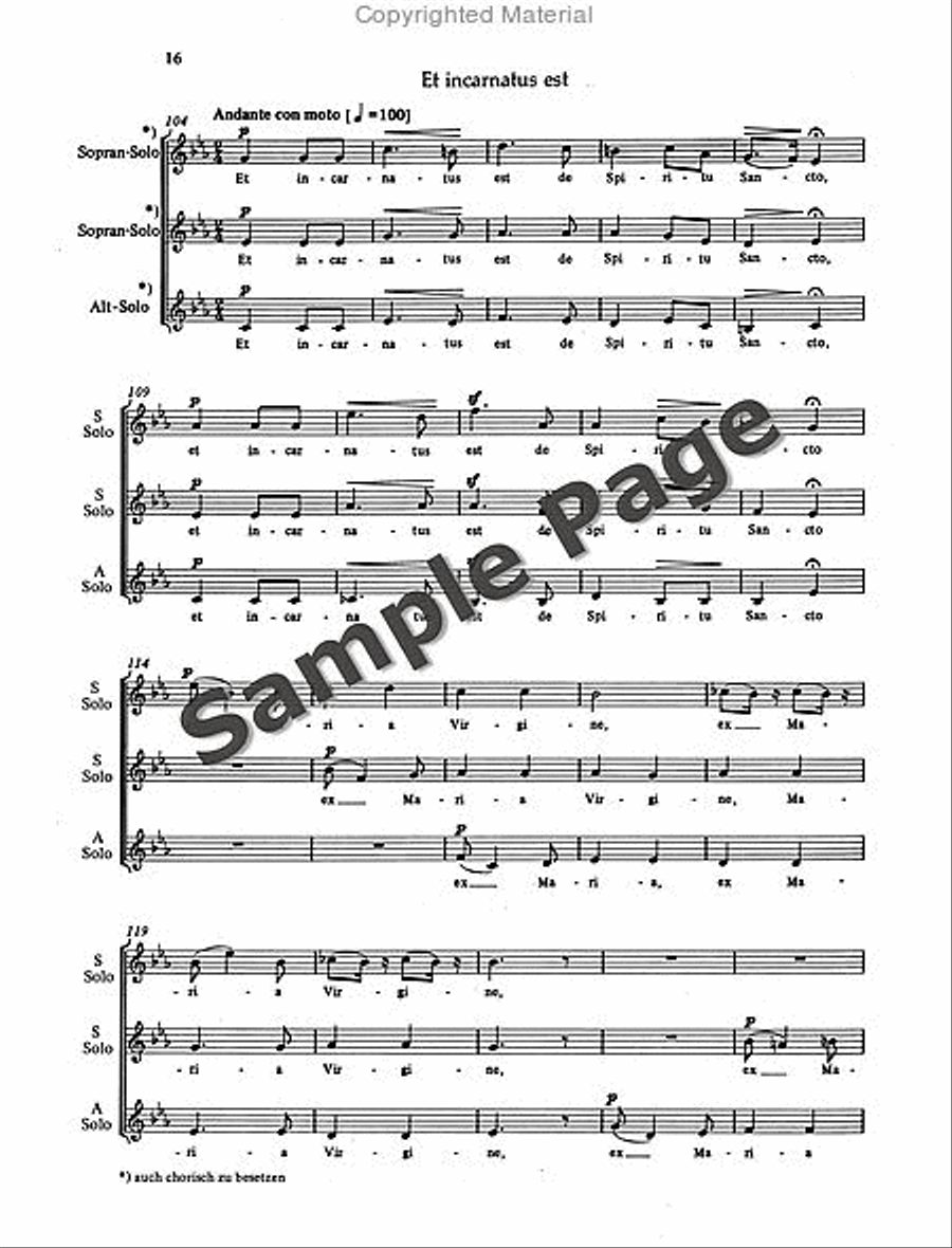 Mass in D Minor Mass in D Minor SSA scores gallery preview page 17