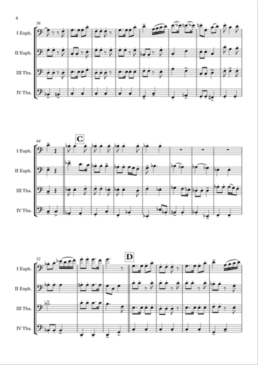 The Polar Express from Warner Bros. Pictures' THE POLAR EXPRESS Brass Quartet scores gallery preview page 5