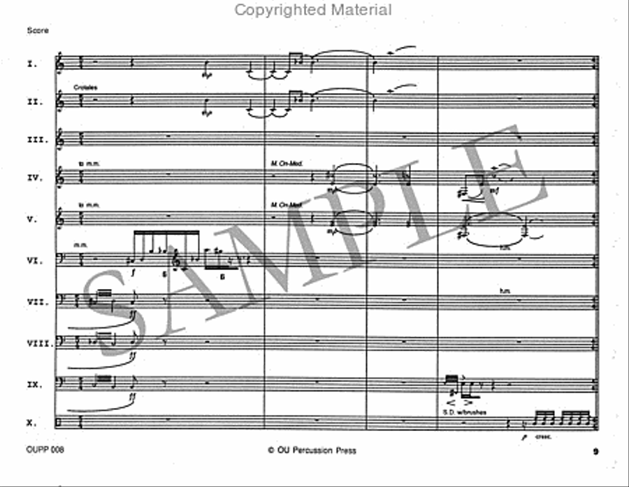 Duo Chopinesque Percussion Ensemble scores gallery preview page 10