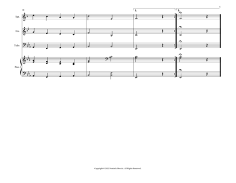 O Canada! Small Ensemble scores gallery preview page 4