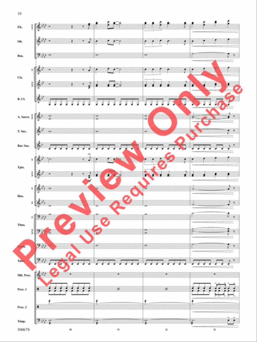 David Bowie -- The Hits Concert Band scores gallery preview page 11