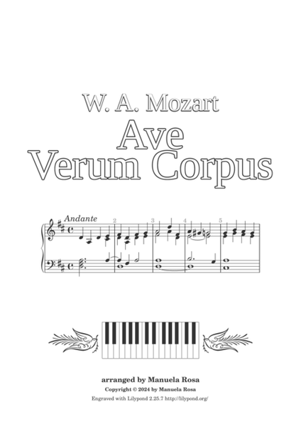 Ave Verum Corpus for Organ/Piano (Mozart) image number null