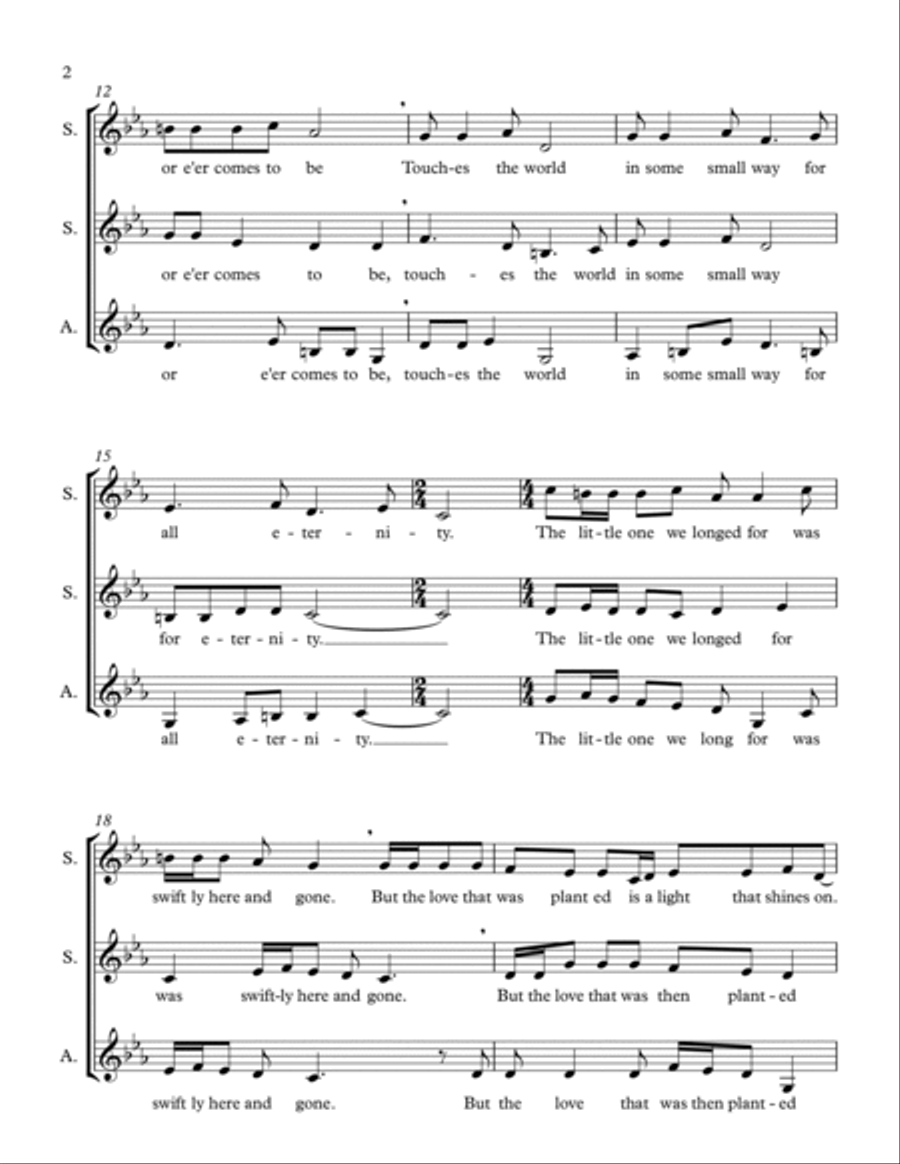 Little Snowdrop - SSA SSA scores gallery preview page 2