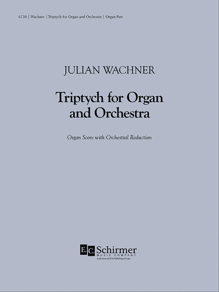 Triptych for Organ and Large Orchestra Orchestra scores gallery preview page 1