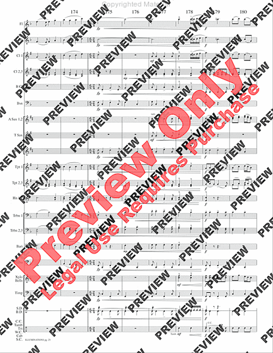 Illuminations Concert Band scores gallery preview page 28