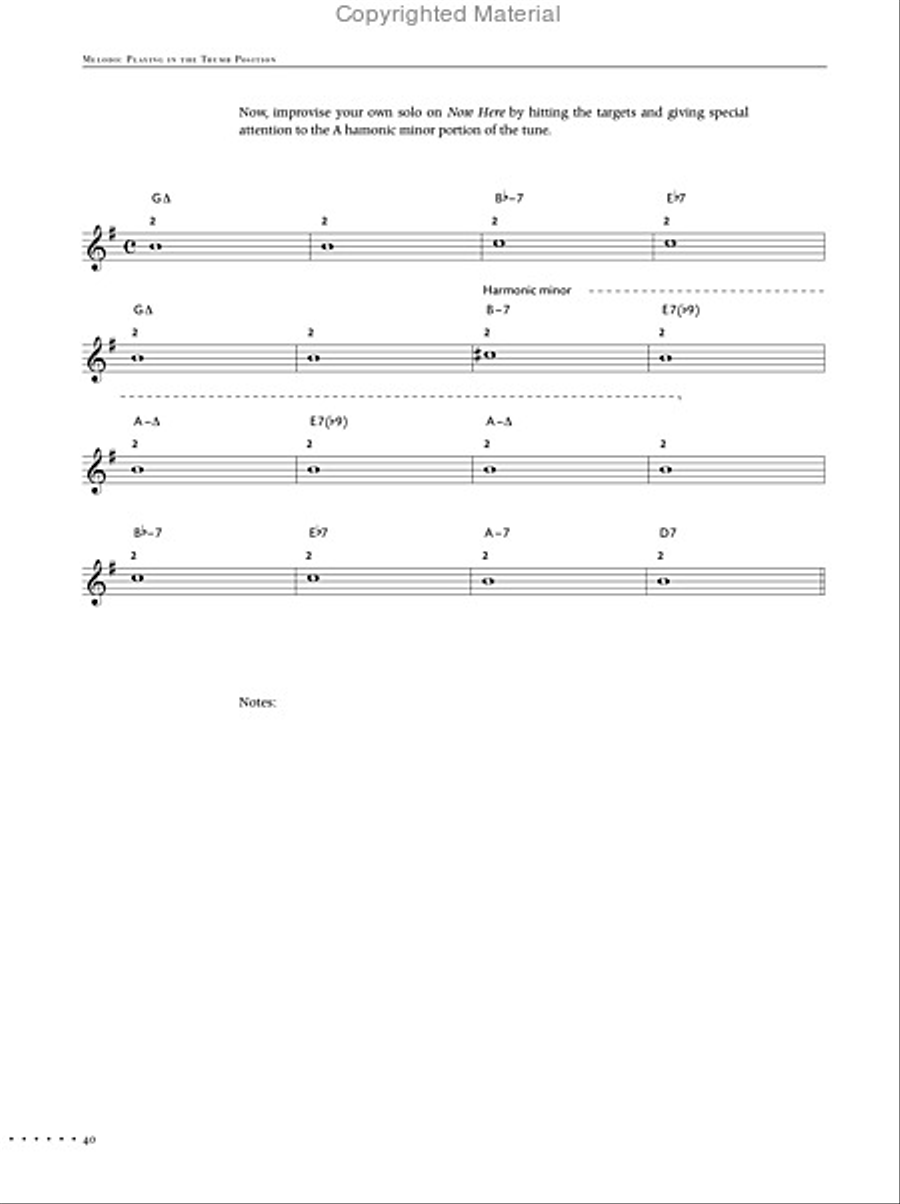 Melodic Playing in the Thumb Position Double Bass scores gallery preview page 7