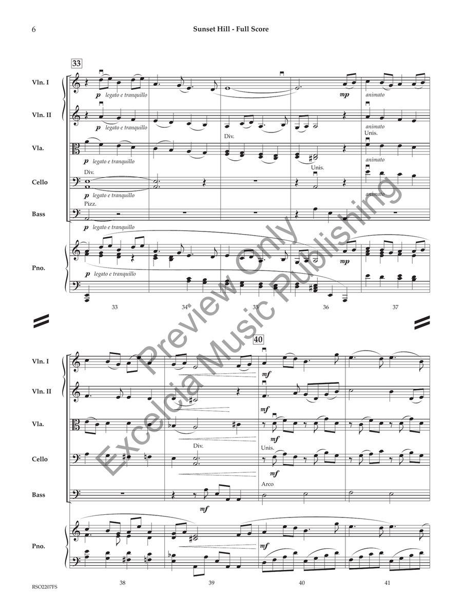 Sunset Hill Sunset Hill String Orchestra scores gallery preview page 5