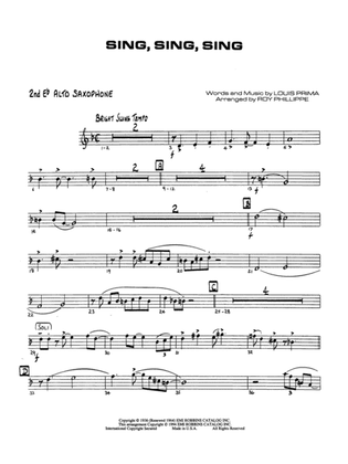 Sing, Sing, Sing: 2nd E-flat Alto Saxophone