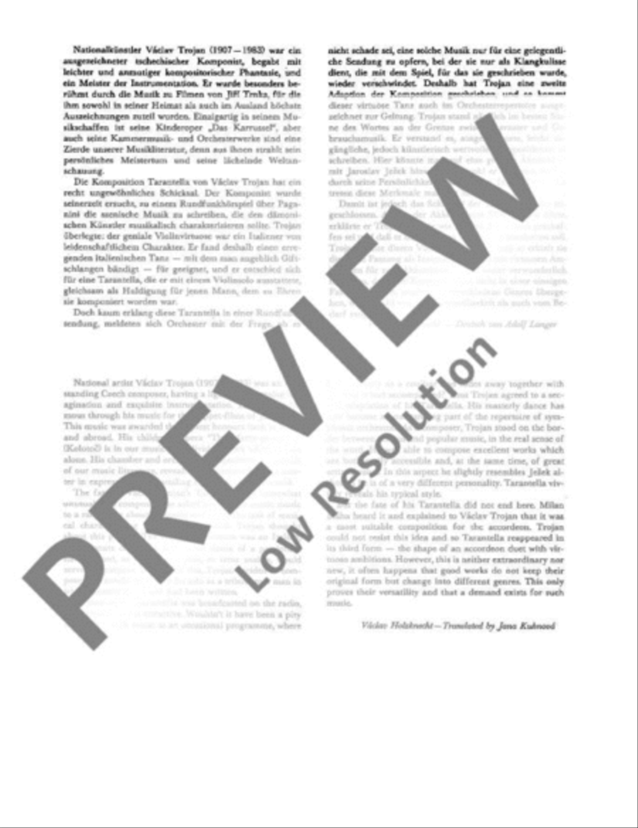 Tarantella Accordion scores gallery preview page 4