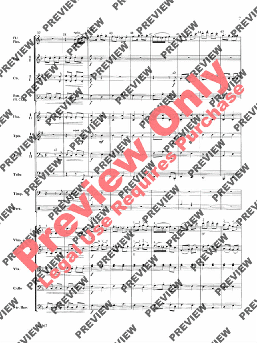 Overture to the Wasps Full Orchestra scores gallery preview page 7