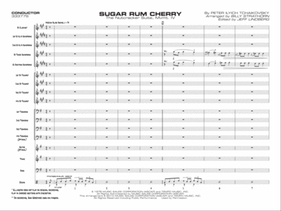 The Nutcracker Suite Jazz Ensemble scores gallery preview page 17