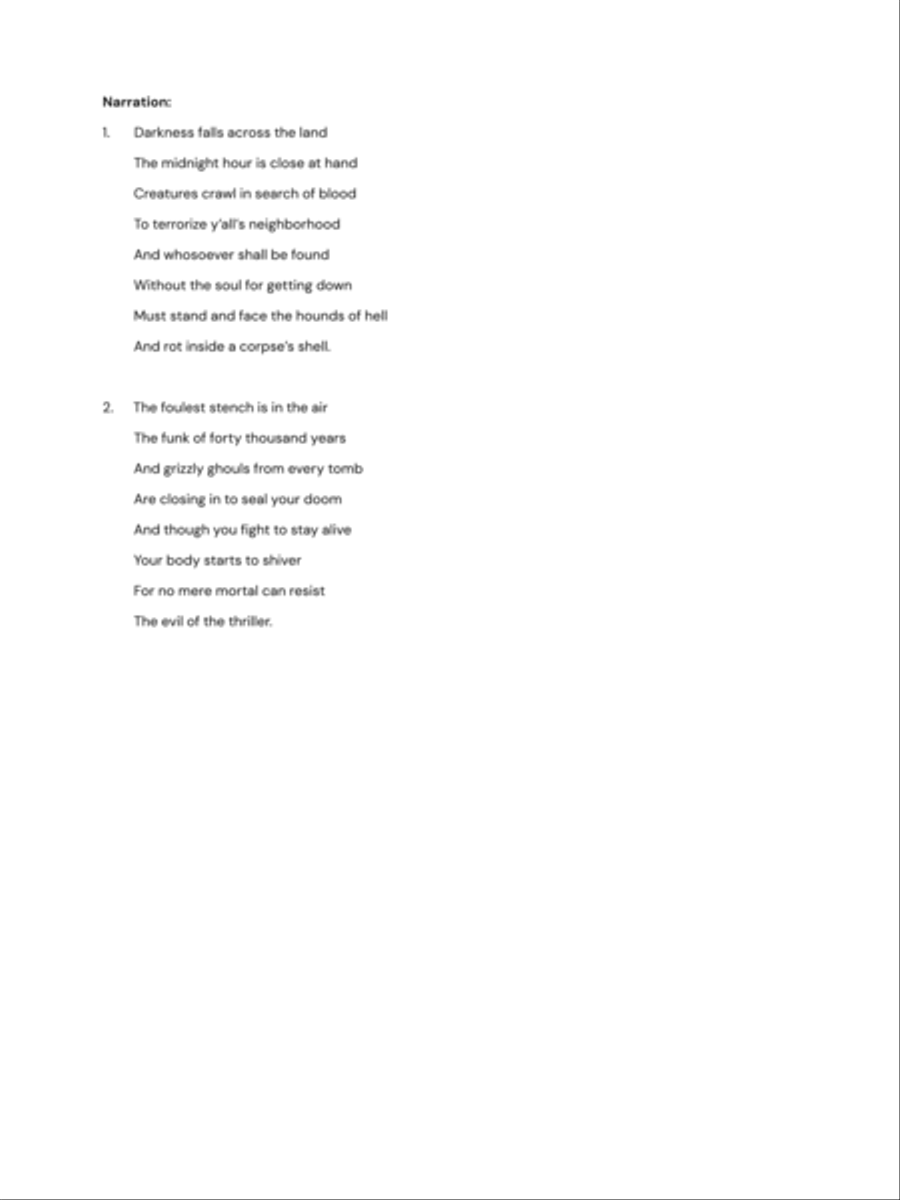 Thriller: Score String Orchestra scores gallery preview page 3