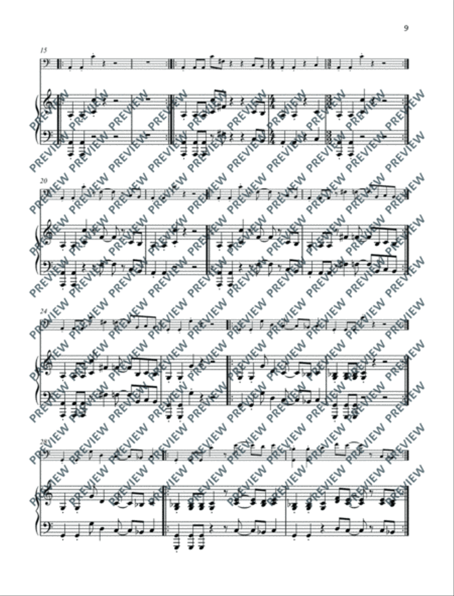 Zwei Studien zu einer Landschaft Piano Accompaniment scores gallery preview page 10