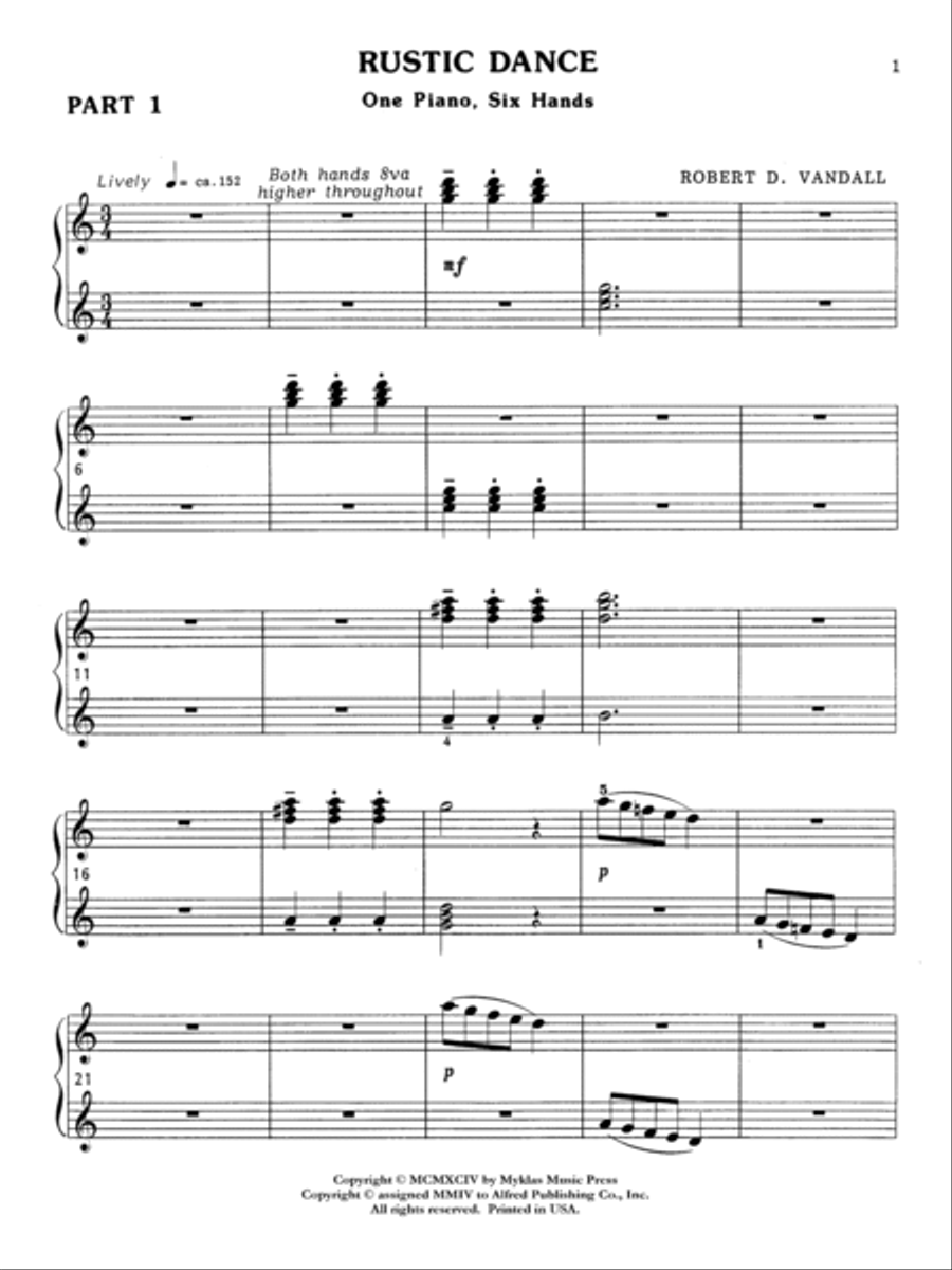 Rustic Dance Small Ensemble scores gallery preview page 2