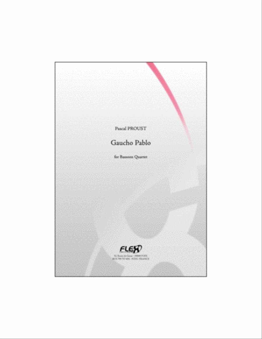 Gaucho Pablo Gaucho Pablo Bassoon Quartet scores gallery preview page 1
