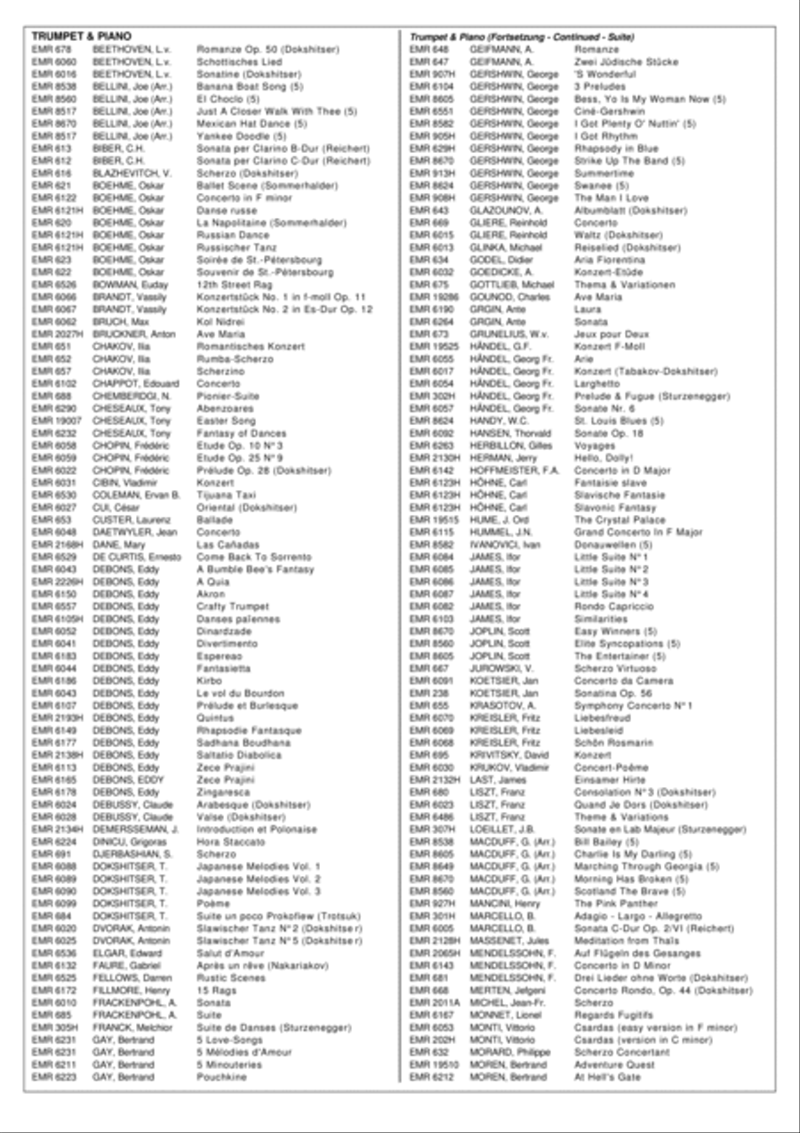 Ave Maria Trumpet Solo scores gallery preview page 4
