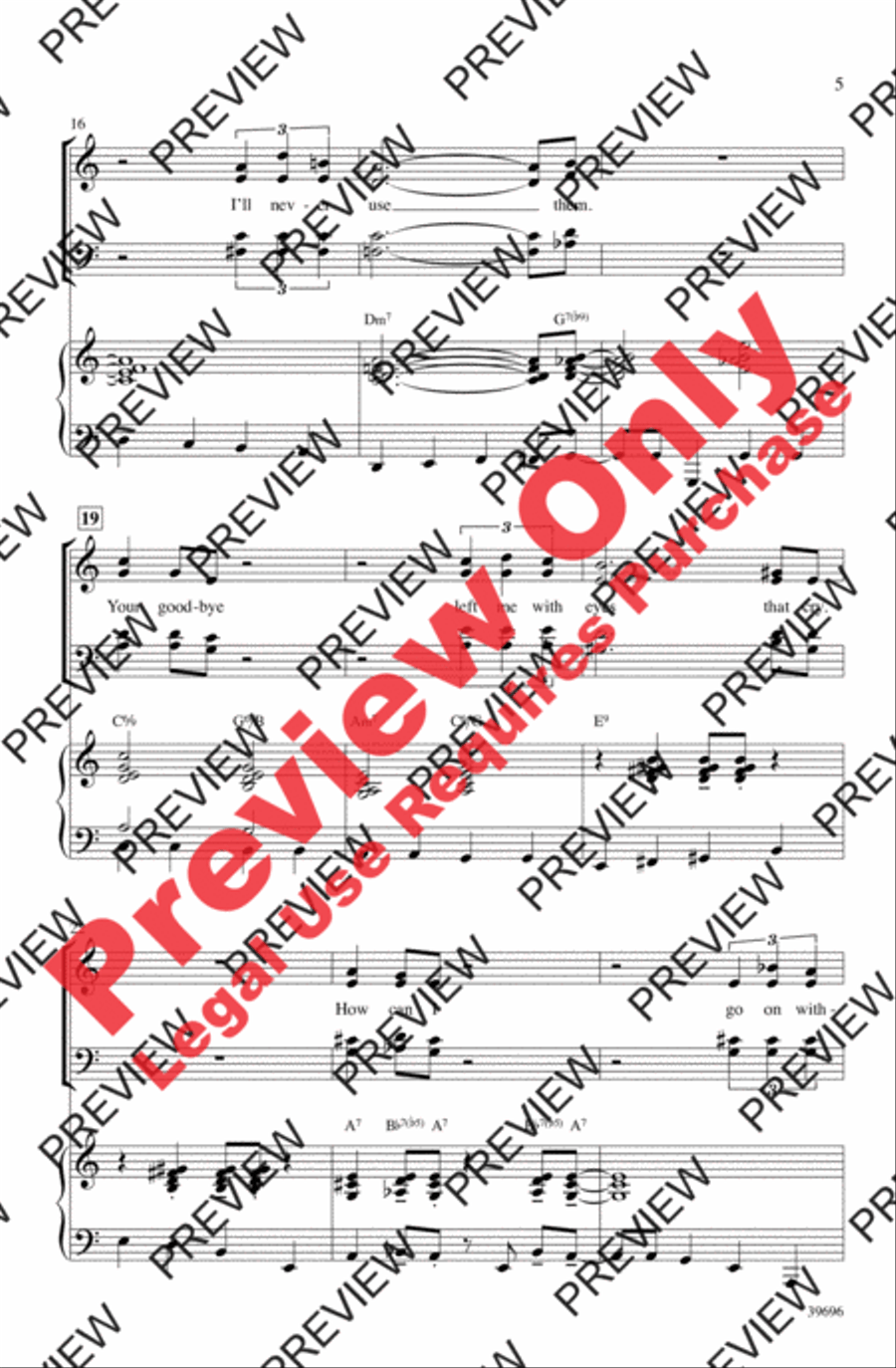 All of Me 4-Part scores gallery preview page 5