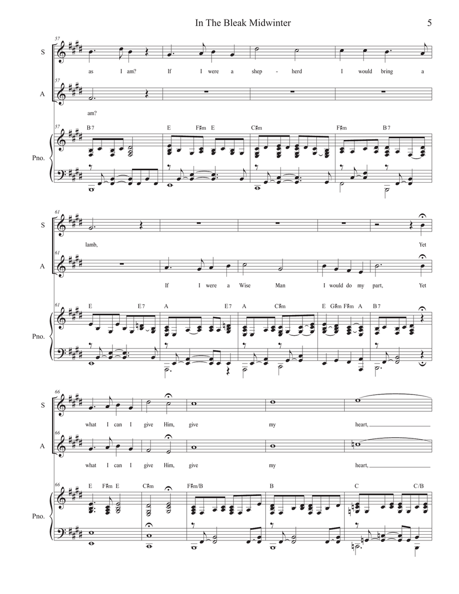 Vocal Duets for Christmas (Volume 2) (Soprano and Alto solo) Alto Voice scores gallery preview page 6