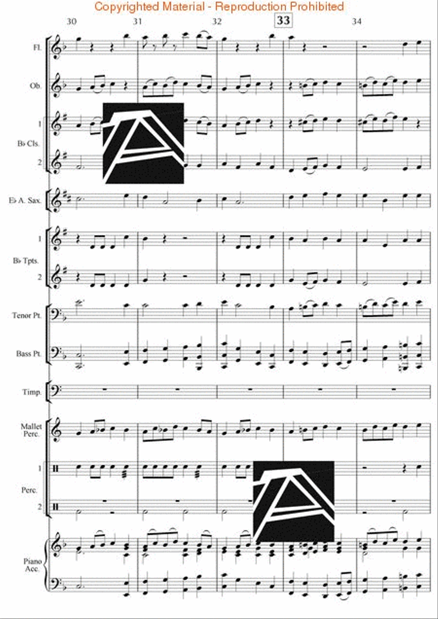 Jazz Suite No. 2 – Dance I Concert Band scores gallery preview page 8