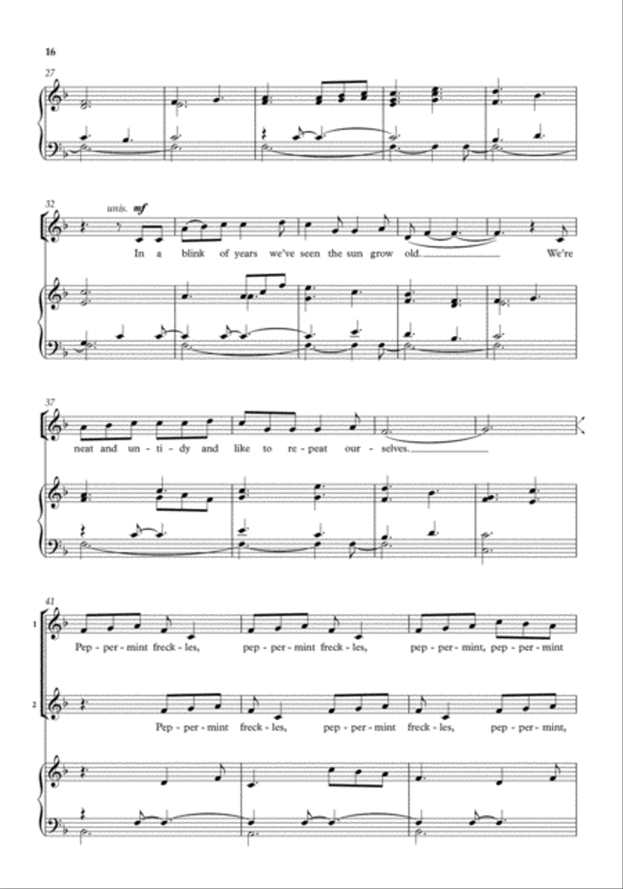 Three Riddles Three Riddles 2-Part scores gallery preview page 16