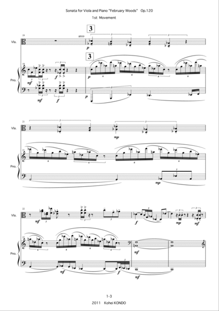 Sonata for Viola and Piano 