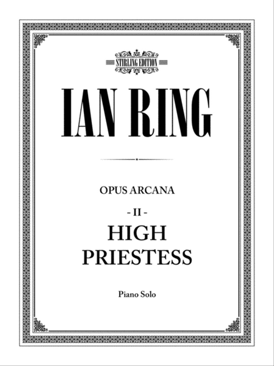 Ian Ring - Opus Arcana - 2 - High Priestess Piano Solo scores gallery preview page 1