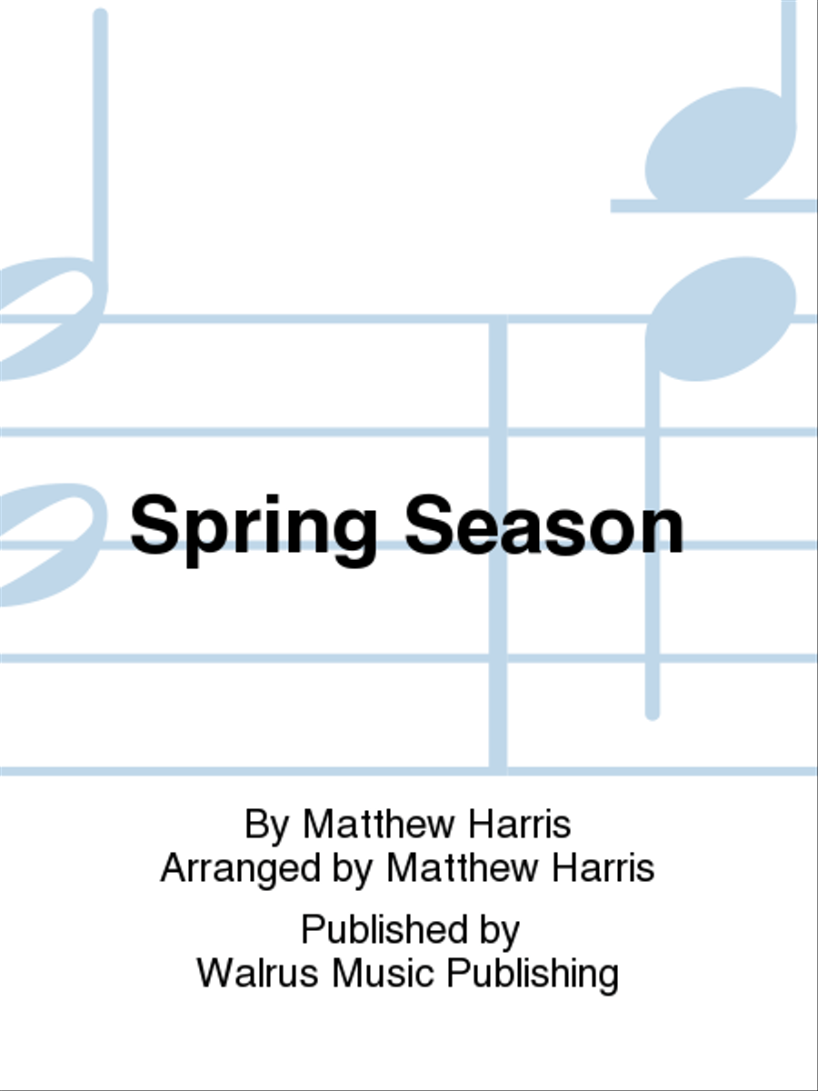 Spring Season Spring Season Big Band scores gallery preview page 1