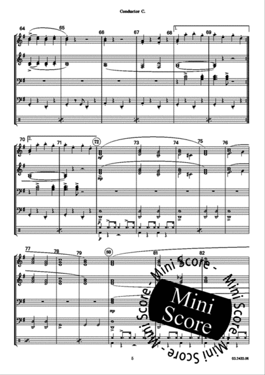 Klingende Weihnacht Fanfare Band scores gallery preview page 31