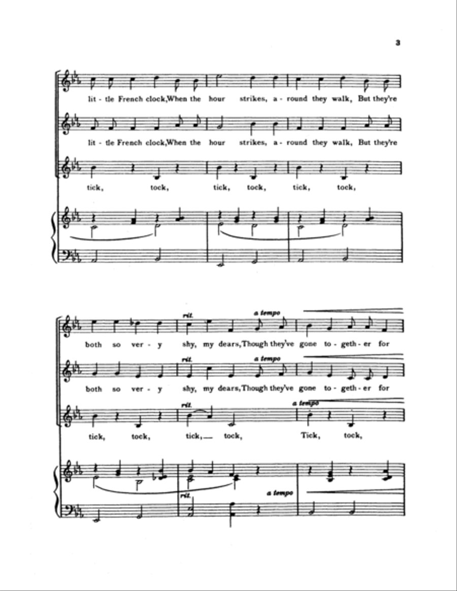 <br>Sheet music extract