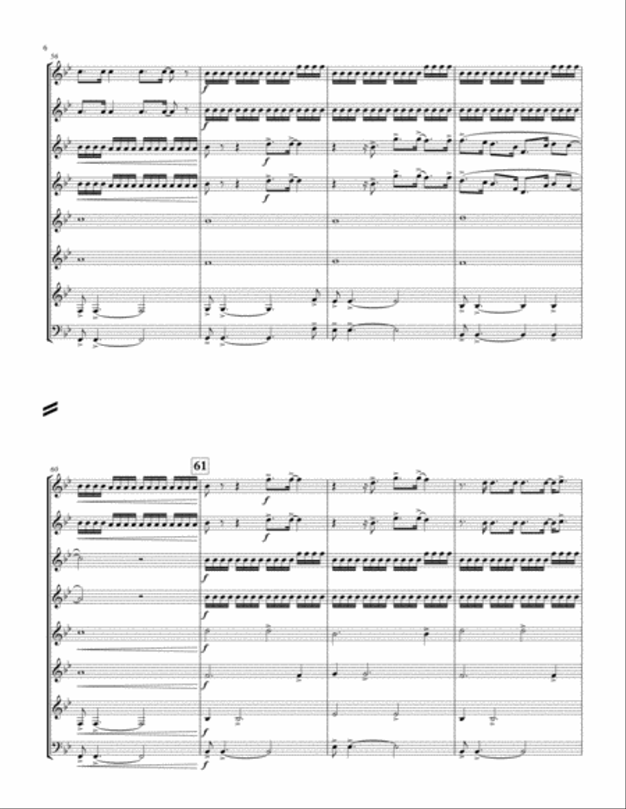 Fix You Horn scores gallery preview page 5
