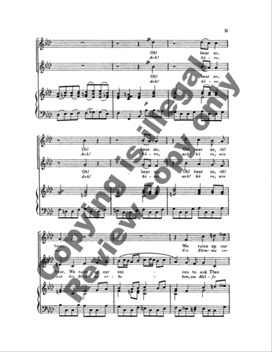 Wir eilen mit schwachen, doch emsigen Schritten (We Hurry with Tired, Unfaltering Footsteps) SA scores gallery preview page 14