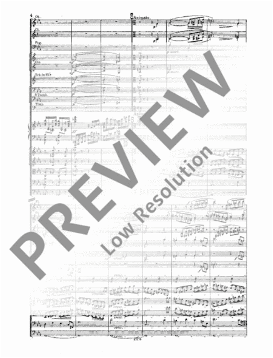 Piano Concerto C Minor Piano Solo scores gallery preview page 9