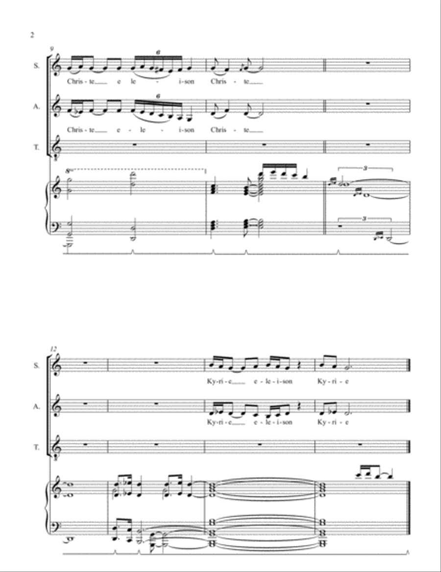 Missa Brevis Missa Brevis Small Ensemble scores gallery preview page 4