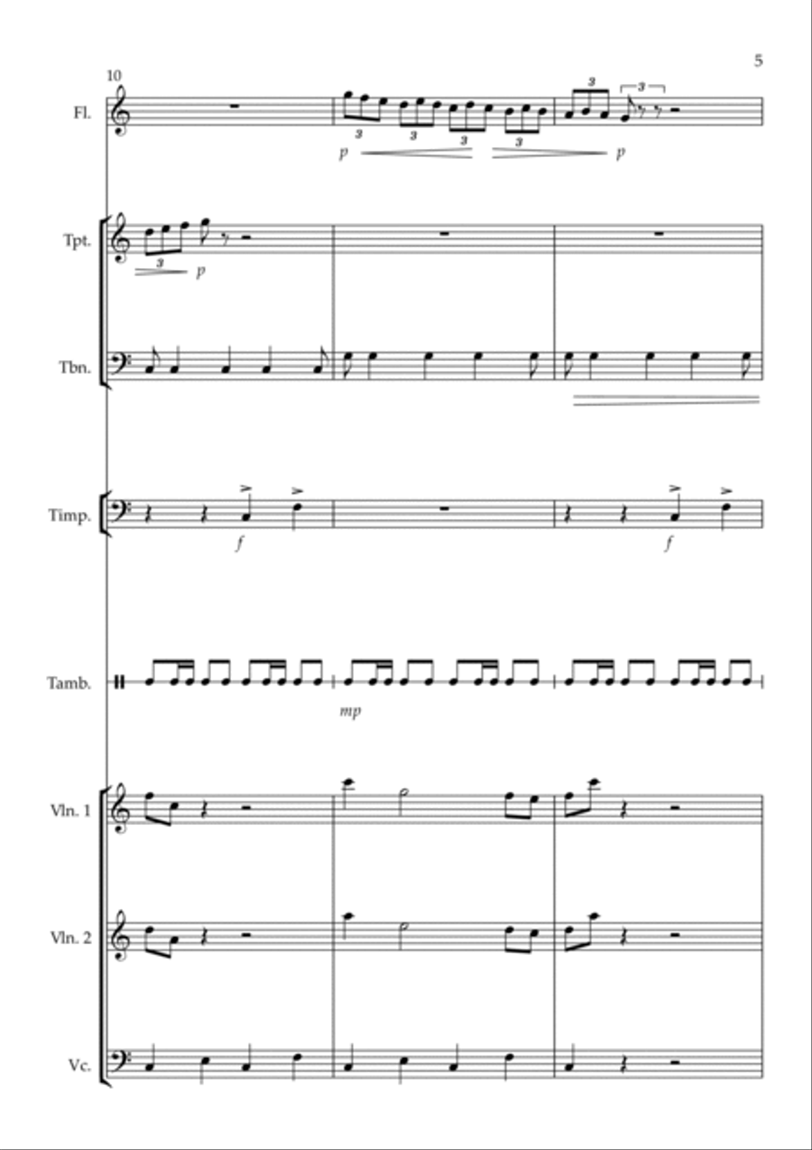 A Wild West A Wild West Small Ensemble scores gallery preview page 5