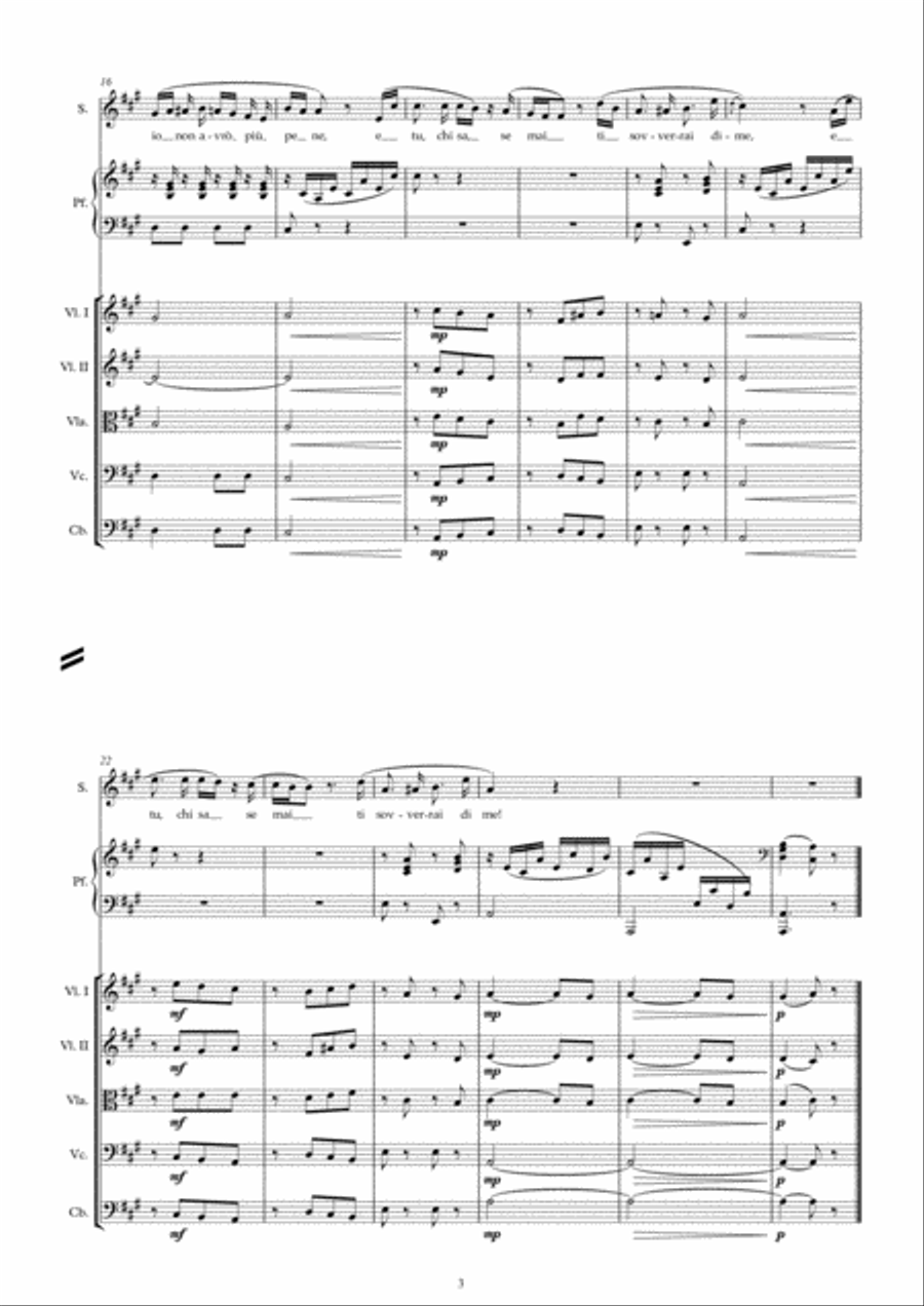 La partenza Chamber Orchestra scores gallery preview page 3