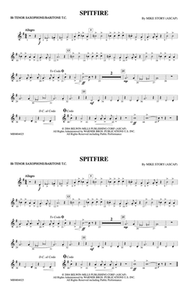 Spitfire: Bb Tenor Saxophone/Bartione Treble Clef