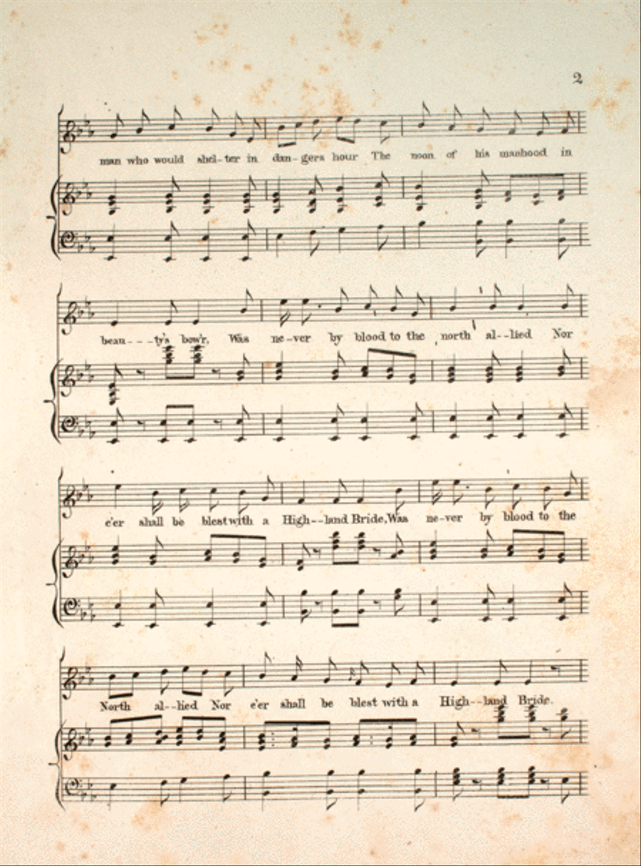 The Highlander's Bride Voice scores gallery preview page 3