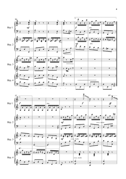 Danse espagnole - Manuel de Falla - for Harp Quartet image number null