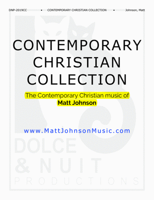 Book cover for Contemporary Christian COLLECTION-The Contemporary Christian music of Matt Johnson
