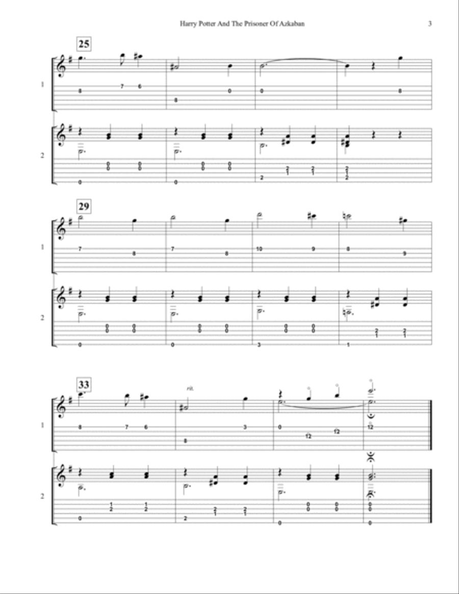Harry Potter And The Prisoner Of Azkaban Score and Parts scores gallery preview page 3