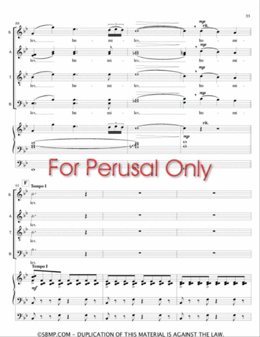 Magnificat 4-Part scores gallery preview page 32